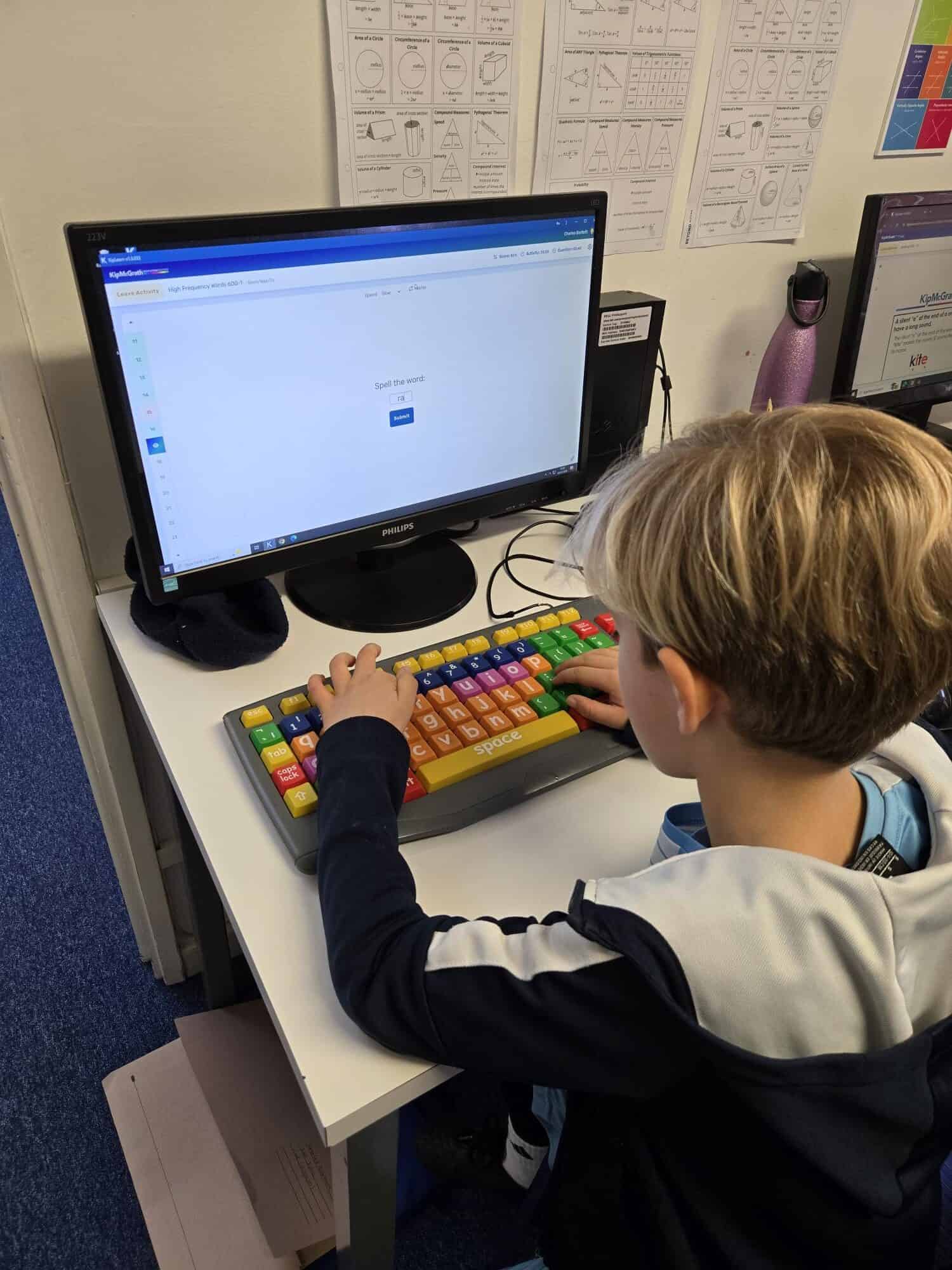 Primary English student at Kip McGrath