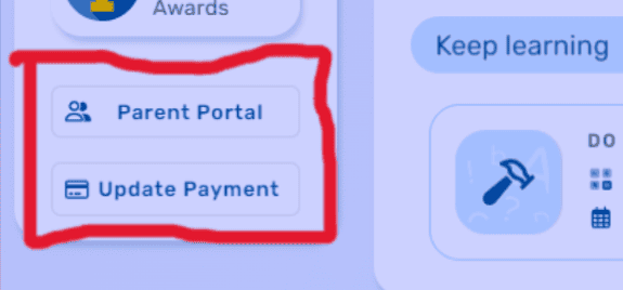 Accessing parent portal via student account