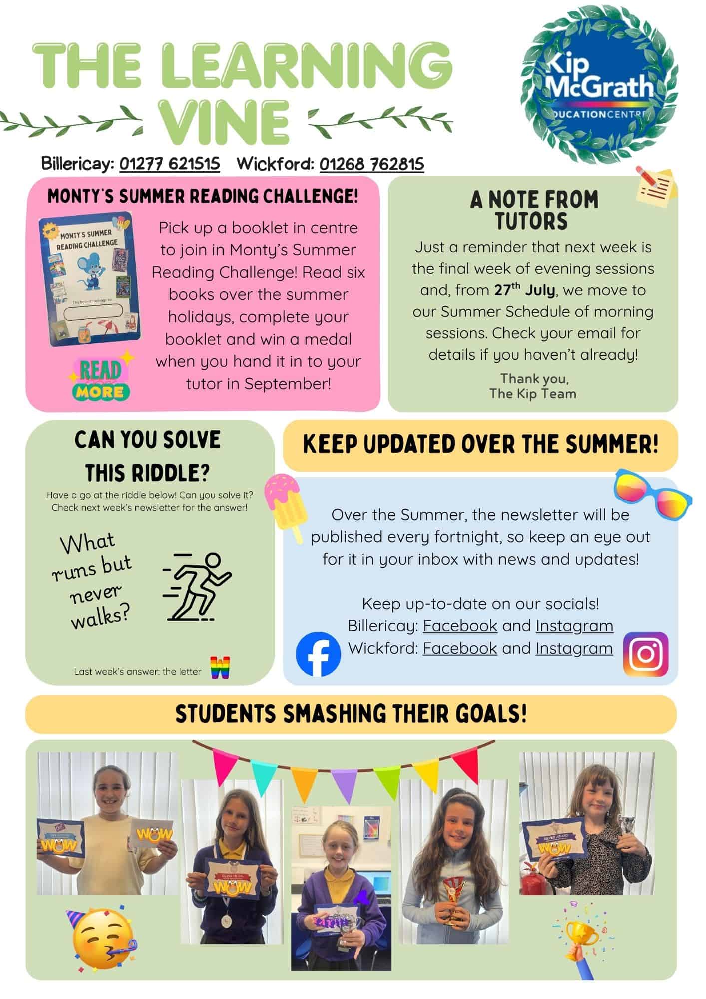 The Learning Vine — latest edition — click to open PDF